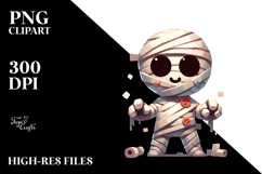 Funny Mummy Digital Painting PNG Product Image 2