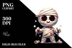 Funny Mummy Digital Painting PNG Product Image 2