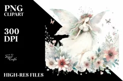 Washed Whimsicall Fairy PNG Product Image 3