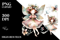 Washed Whimsicall Fairy PNG Product Image 2