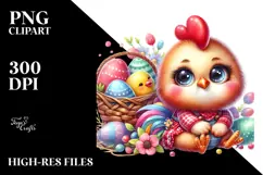 Goofy Baby Rooster Resting on Carusell PNG Product Image 2