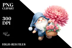 Charming Gnome Painting, Transparent PNG Product Image 2