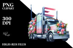 Young Frog, Wreath of Flowers | Clipart Product Image 1