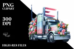 Young Frog, Wreath of Flowers | Clipart Product Image 1