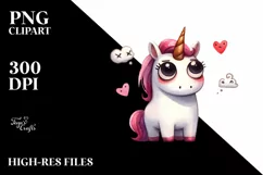 Expressive Unicorn, High-Res PNG Product Image 1