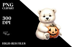 Cute Baby Polar Bear Clipart Product Image 1
