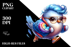 Cool Running Dove, Transparent PNG Product Image 2