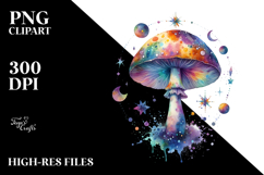 Vibrant Magical Mushroom Tarot PNG Product Image 2
