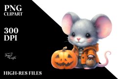 Cute Baby Mouse for Halloween | Clipart Product Image 1