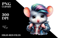 Cool Posing Mouse, Transparent PNG Product Image 2