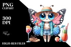 Butterfly Beach Baby Clipart Product Image 2