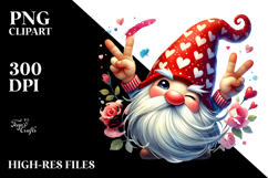 Colorful Valentines Gnome Winking Product Image 2