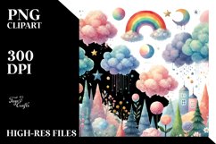 Cloud Watercolor PNG Product Image 2