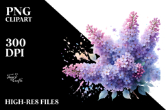 Metallic Lilac with Details, PNG Product Image 2