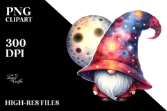 Cute Gnome with Big Hat, PNG Product Image 2