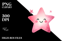 Whimsical Smiling Star PNG Product Image 2