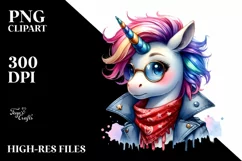 Cute Unicorn Inspired by , PNG Product Image 3