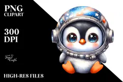 Cute Baby Penguin PNG Product Image 2