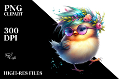 Cool Dancing Bird, Transparent PNG Product Image 2