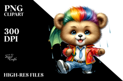 Happy Playing Bear, Transparent PNG Product Image 2