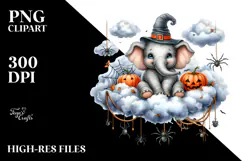 Rhino on Halloween Night, High-Res PNG Product Image 2