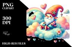 Adorned Gnome Cloud PNG Product Image 2