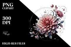 Glossy Chrysanthemum PNG Product Image 2