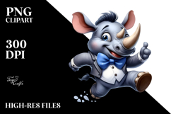 Facial Rhino Expression, Transparent PNG Product Image 2