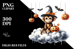 Monkey for Halloween PNG Product Image 2