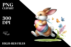 Funny Bunny Easter Egg PNG Product Image 2