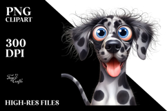 Watercolor Cute Great Dane PNG Product Image 2