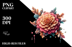 Stained Marigold PNG Product Image 2