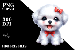 Baby Bichon Frise PNG Product Image 2