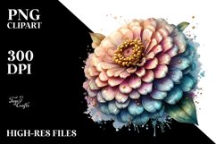 Glossy Zinnia PNG Product Image 3