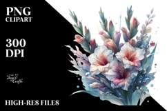 Gladiolus Material PNG Product Image 2