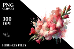Gladiolus Material PNG Product Image 2