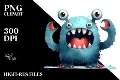Funny Simple Monster PNG Product Image 2