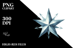 Vintage Star Clipart Product Image 2