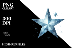 Vintage Star Clipart Product Image 2