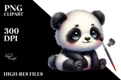 Cute Baby Panda, PNG Product Image 2