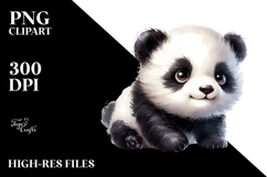 Cute Baby Panda, PNG Product Image 2