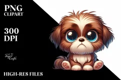 Crazy Funny Shih Tzu | Colorful Cartoon Product Image 1