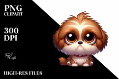 Crazy Funny Shih Tzu | Colorful Cartoon Product Image 1
