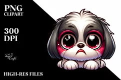 Crazy Funny Shih Tzu | Colorful Cartoon Product Image 1