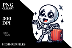 Despair Skull with Travel Suitcase Product Image 2