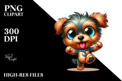 Crazy Funny Yorkipoo | Colorful Cartoon Product Image 3