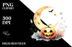 Cute Jack-o-Lantern, Transparent PNG Product Image 2
