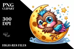 Colorful Baby Moon Eyes | Clipart Product Image 3