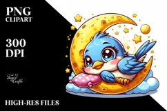 Colorful Baby Moon Eyes | Clipart Product Image 1