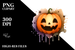 Spooky Jack-o&#039;-lantern Image, High-Res PNG Product Image 2